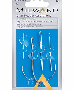 Milward Craft Needle Assortment, Pack of 5
