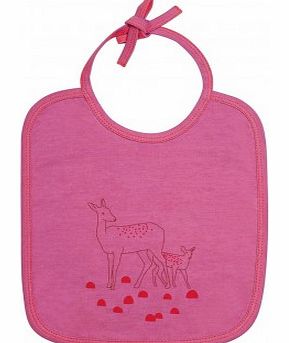 MIMI`lou Doe bib Raspberry red `One size