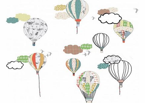 Hot air balloons Stickers `One size