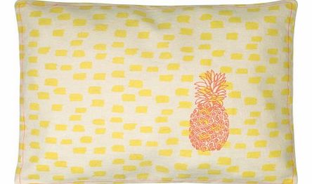 Pineapple embroidered cushion `One size