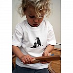 Mimimouse at notonthehighstreet.com Boy And Dog Short-Sleeved T-Shirt