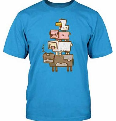 Minecraft Creeper Animal Totem T-Shirt - 12-13