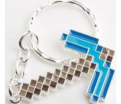 Minecraft  Diamond Pickaxe Keychain