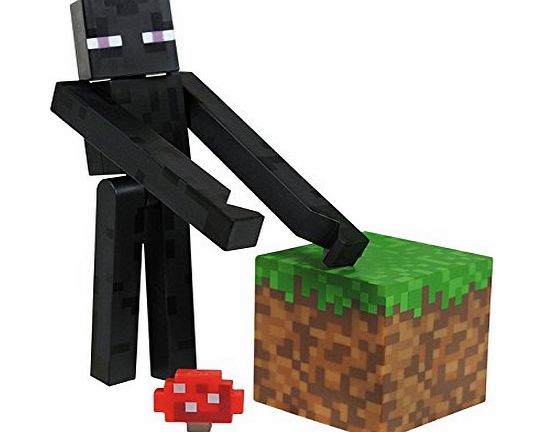 Minecraft Overworld Endermen ~3.75`` Minecraft Mini Fully Articulated Action Figure Pack