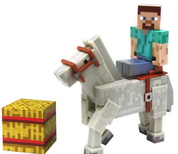 Minecraft Steve with Horse