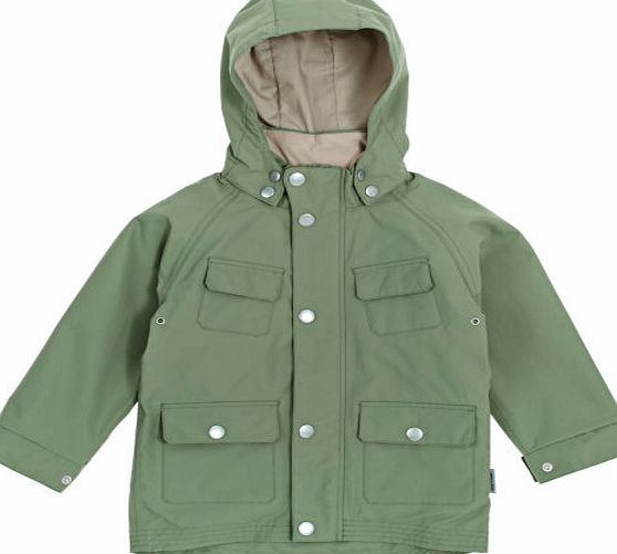 Mini A Ture Boys Jacket - Olive Green