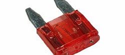 Mini Blade Fuses 10 Amp Mini Car Blade Fuse - Red - Pack Of 25