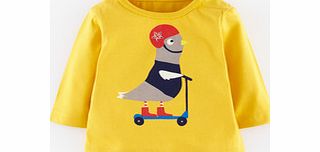 Animal Adventure T-shirt, Yellow/Scooting