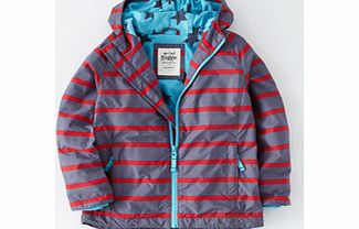 Mini Boden Anorak, Slate/Chorizo,Navy/Ecru,Indigo