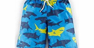 Mini Boden Bathers, Blue/Yellow Giant Sharks,Ice Cube