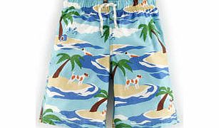 Mini Boden Bathers, HMS Sprout,Red/Blue Stripe,Blue/Yellow