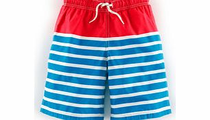 Mini Boden Bathers, Red/Blue Stripe,Blue/Yellow Giant