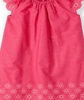 Mini Boden Broderie Summer Dress, Pink Grapefruit 34814541