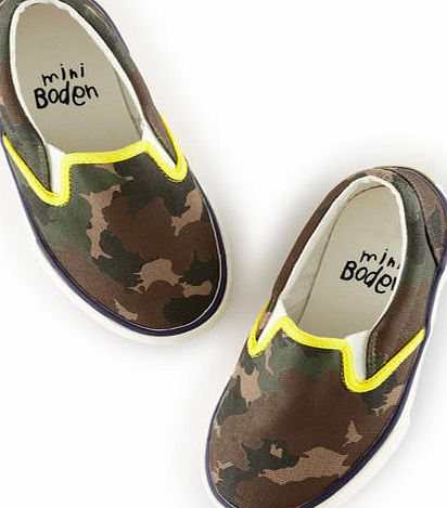 Mini Boden Canvas Pull-ons, Green 34520387