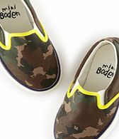 Mini Boden Canvas Pull-ons, Khaki Britoflage 34520338