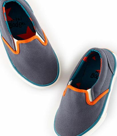 Mini Boden Canvas Pull-ons, Slate 34520536