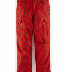 Mini Boden Cargos, Red/Slate Star,Navy Britoflage,Leaf