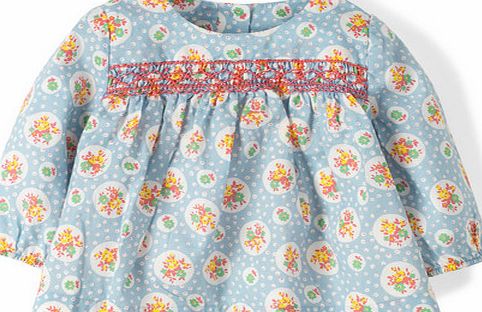 Mini Boden Charming Tunic Top, Blue 34576728