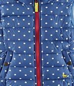 Mini Boden Chilly Days Gilet, Regatta Blue Spot 34587691