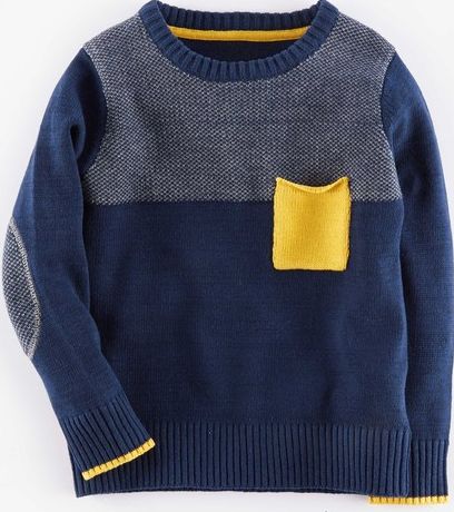 Mini Boden, 1669[^]34928002 Chunky Jumper Cadet Blue Mini Boden, Cadet Blue