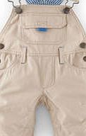 Mini Boden Classic Roll-up Dungarees, Stone 34550707