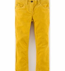 Mini Boden Cord Slim Fit Jeans, Yellow,Red,Blue,Violet