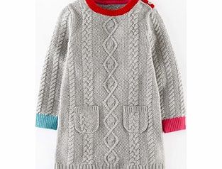 Cosy Cable Dress, Grey Marl 34385583