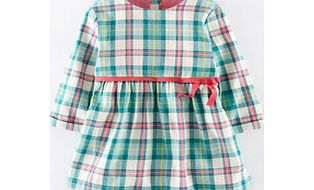 Mini Boden Cosy Check Top, Duck Egg Check,Thistle Check