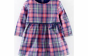 Mini Boden Cosy Check Top, Thistle Check,Duck Egg Check