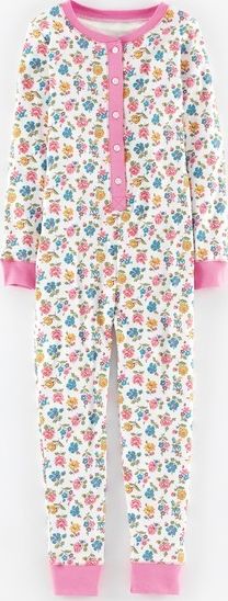 Mini Boden Cosy Printed All-in-one Multi Sprig Mini Boden,