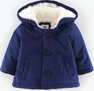 Mini Boden, 1669[^]35121722 Cosy Teddy Lined Jacket Blue Mini Boden, Blue