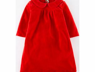 Mini Boden Cosy Velour Dress, Ruby 34440123