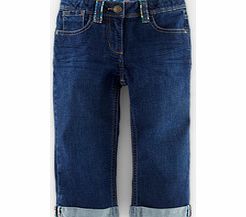 Mini Boden Cropped Roll-ups, Dark Denim,Powder Pink,Light