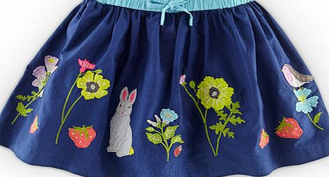 Mini Boden Decorative Skirt, Soft Navy Garden 34596320