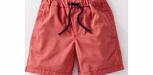 Mini Boden Drawstring Shorts, Sail Red,Denim,Navy