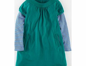 Mini Boden Easy Jersey Dress, Jade,Violet,Berry,Kingfisher