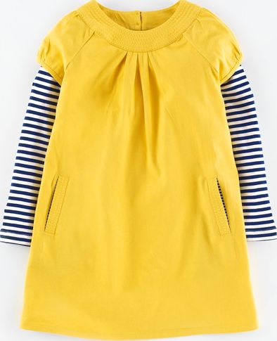 Mini Boden Easy Jersey Dress Yellow Mini Boden, Yellow