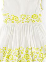 Mini Boden Embroidered Dress, Snowdrop Flowers 34596577