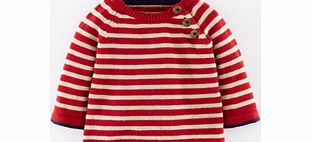 Mini Boden Everyday Boys Jumper, Oatmeal Marl/Johnnie
