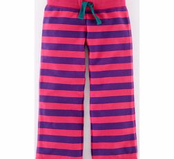 Mini Boden Favourite Sweatpants, Berry Stripe,Blue Mist