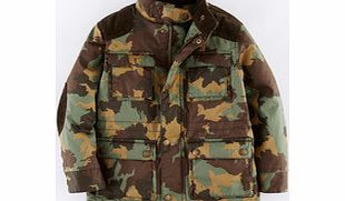 Mini Boden Field Jacket, Khaki Britoflage 34296533