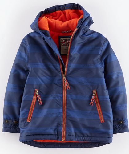Mini Boden, 1669[^]34905992 Fleece Lined Anorak Navy/Reef Stripe Mini Boden,