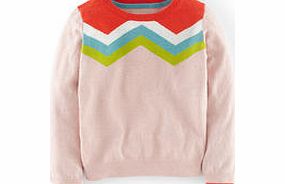 Mini Boden Fun Jumper, Provence Pink Chevron,Lido