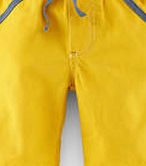 Mini Boden Fun Roll-up Trousers, Yellow 34551556