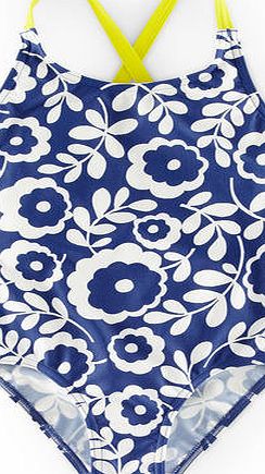 Mini Boden Fun Swimsuit, Blue 34501627