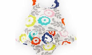 Mini Boden Girls Swimsuit, Multi Daisy Vine,Cherry Blossom