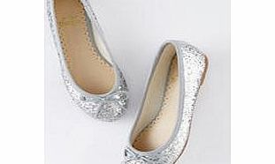 Mini Boden Glitter Ballet Flats, Silver,Blue,Multi 34183954