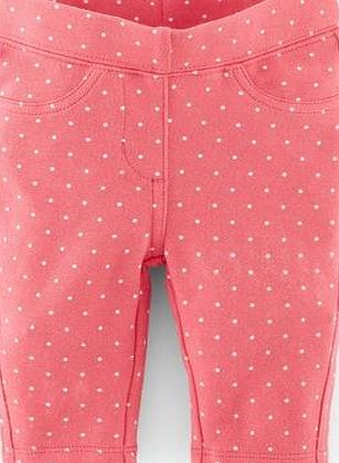 Mini Boden Heart Patch Jersey Jeans, Pink Grapefruit 34550376