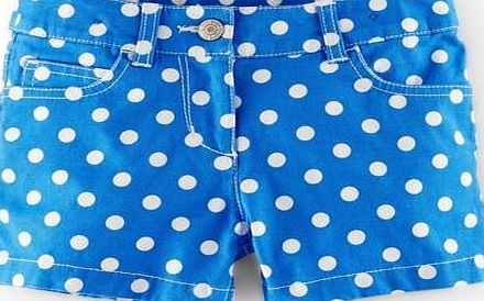 Mini Boden Heart Pocket Shorts Polka Blue Spot Mini Boden,