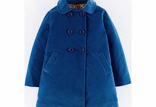 Mini Boden Heritage Coat, Fountain Blue,Tweed 34198424
